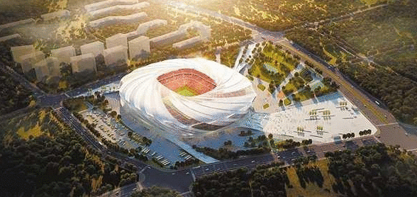 重庆龙兴足球场登上央视 将承办2023年足球亚洲杯，可容纳6万人观赛