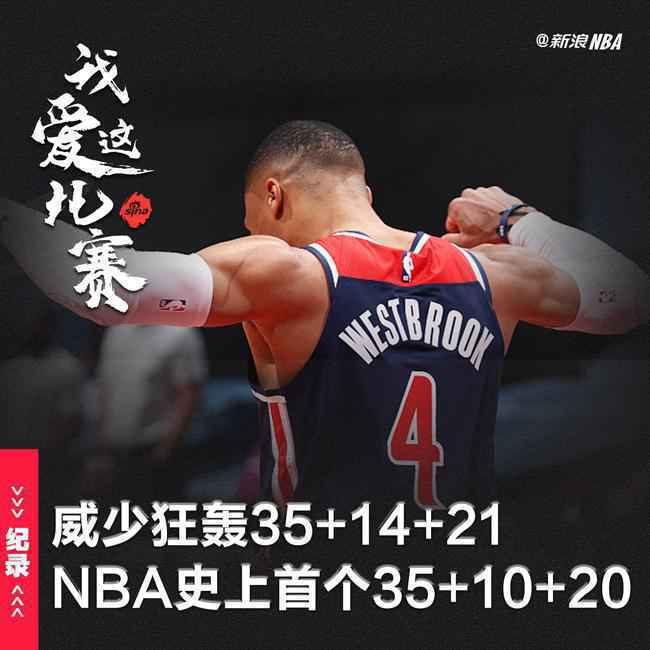 NBA历史上首个35分20助攻三双!威少创造神迹